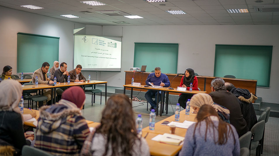 Researchers, scholars delve into Palestinian social security system